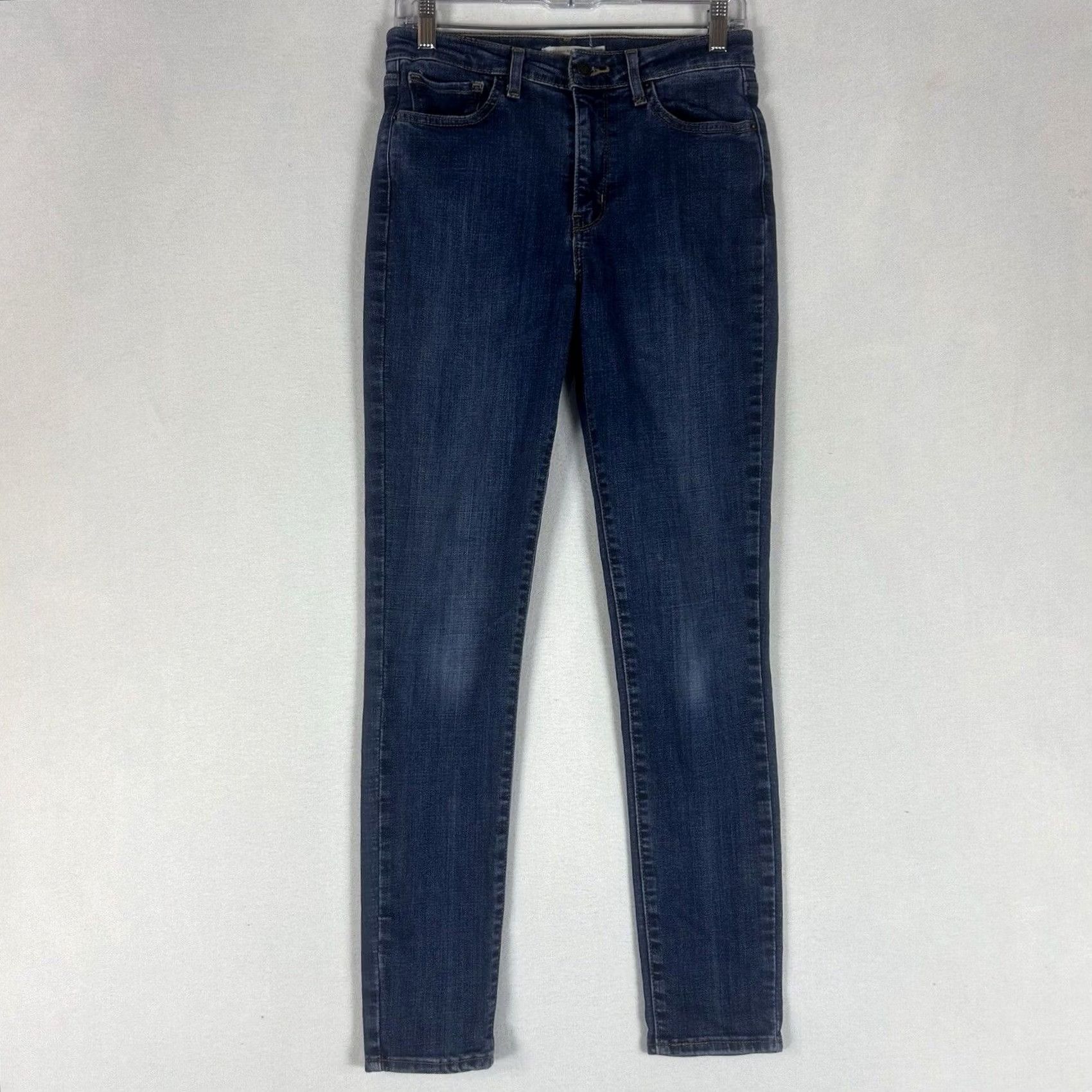 Levi's Levi’s 721 High Rise Skinny Jeans Womens 28 Blue Medium Denim Casual W28 L30 Size 28" / US 6 / IT 42 - 2 Thumbnail