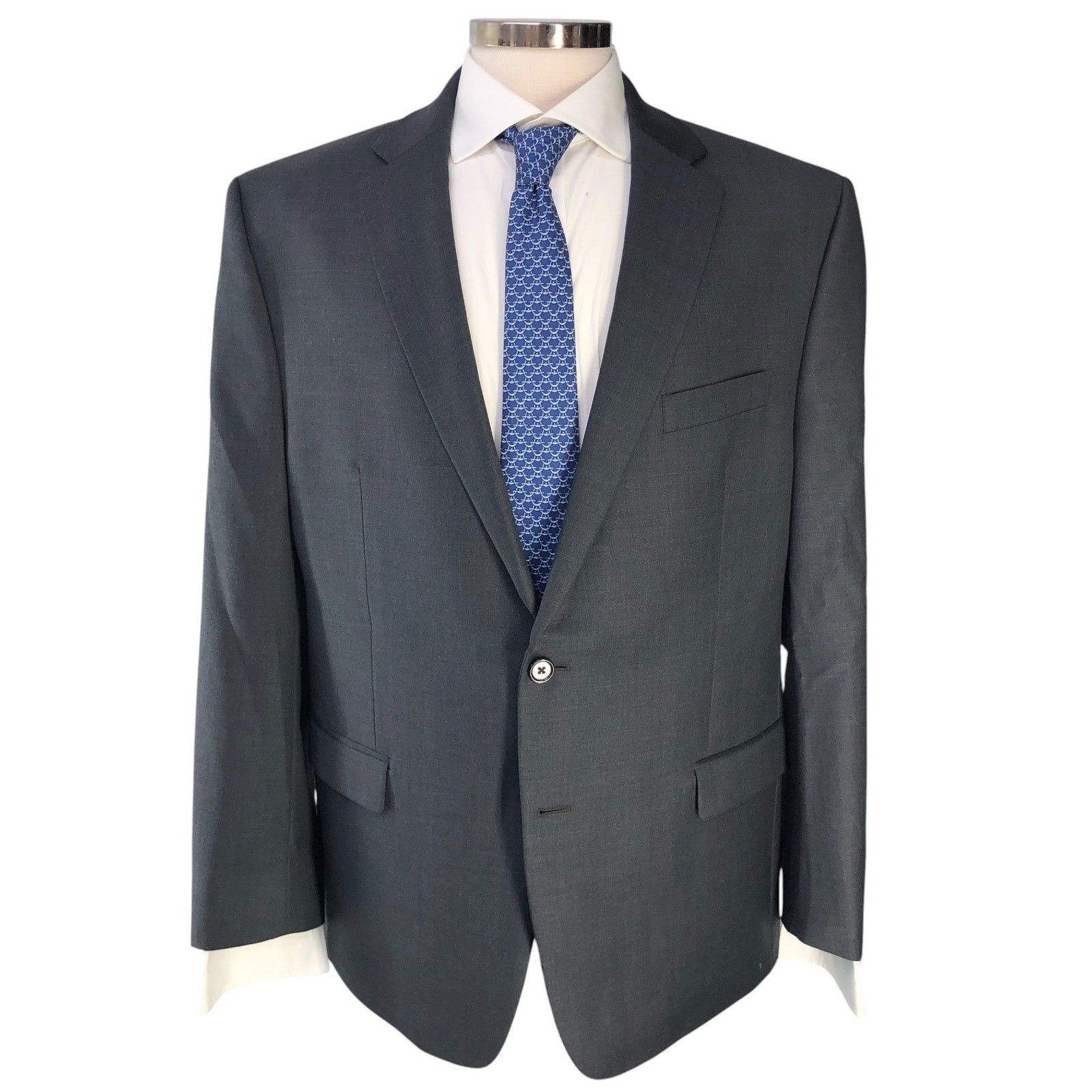 Lauren Ralph Lauren Ralph Lauren LRL Size 44R Sport Coat Charcoal Gray Stretch Size 44R - 13 Thumbnail