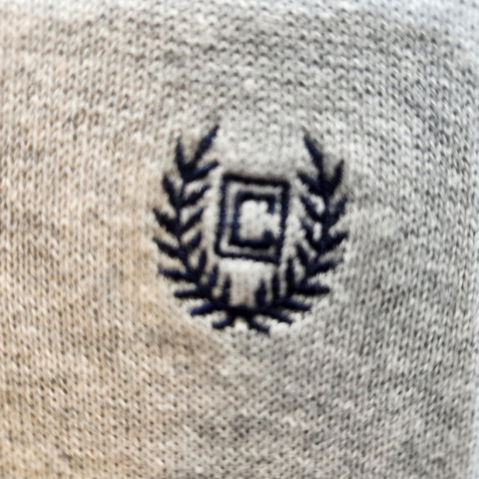 Chaps Men's Chaps Sweater Vest Gray Size Large 100% Cotton Size US L / EU 52-54 / 3 - 4 Thumbnail
