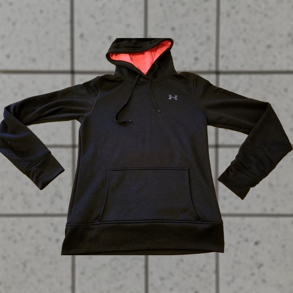 Under Armour Womens Under Armour Hoodie M Medium Black Athletic Gym Workout Sweater Pullover Womens Clothing Size M / US 6-8 / IT 42-44 - 1 Thumbnail