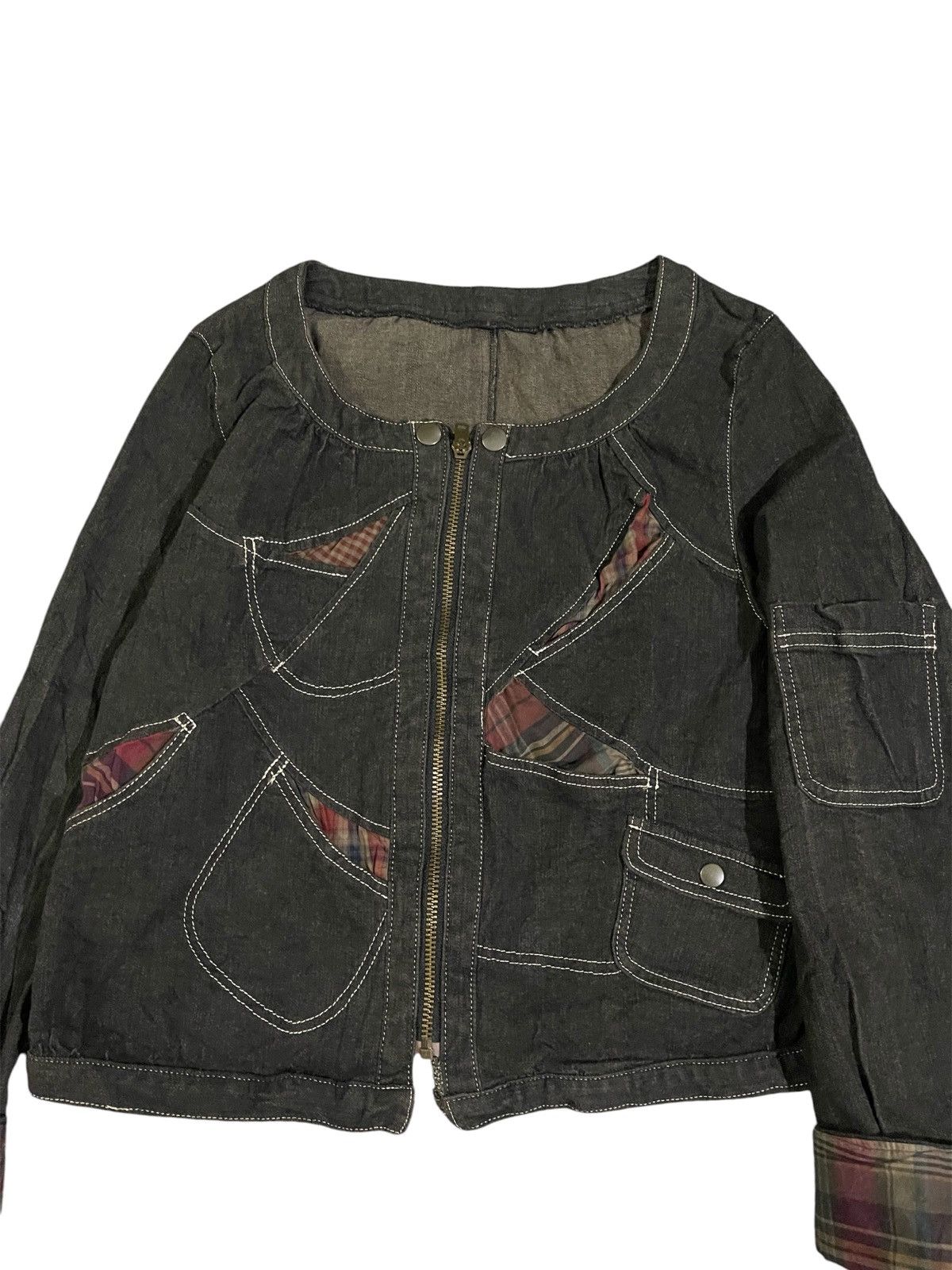 Hysteric Glamour Y2K Japanese Brand Multipocket Denim Jacket Size M / US 6-8 / IT 42-44 - 4 Thumbnail