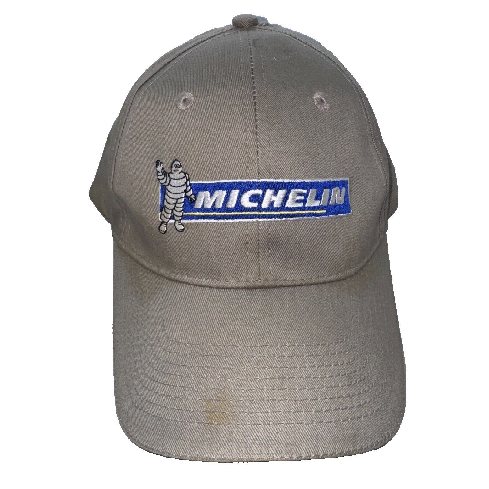 Other Michelin Man Airplane Tires Beige Strapback Hat Vintage Cap Size ONE SIZE - 1 Thumbnail