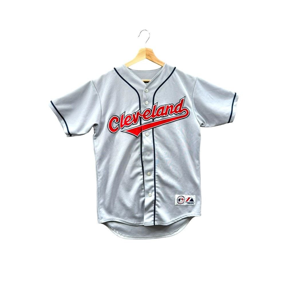 MLB × Majestic × Vintage 2000's Majestic Cleveland Indians C.C. Sabathia Youth Jersey Size US M / EU 48-50 / 2 - 1 Thumbnail