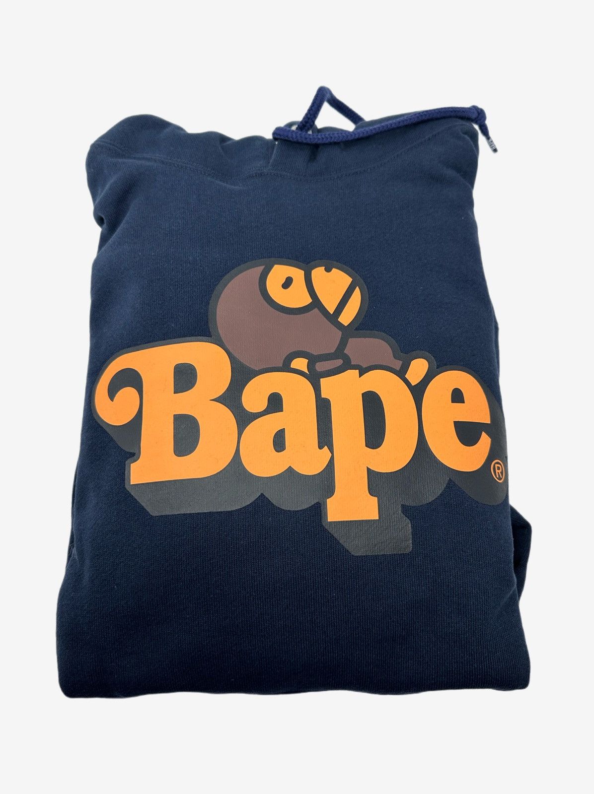 Bape SALE🔥BAPE Milo on Bape Relaxed Fit Pullover Hoodie Navy Size US XL / EU 56 / 4 - 4 Thumbnail