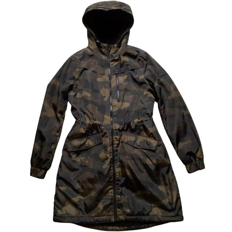 Lucky Brand Lucky Brand Womens Sherpa-line Camo Hooded Drawstring Jacket Size XXL / US 16-18 / IT 52-54 - 1 Thumbnail