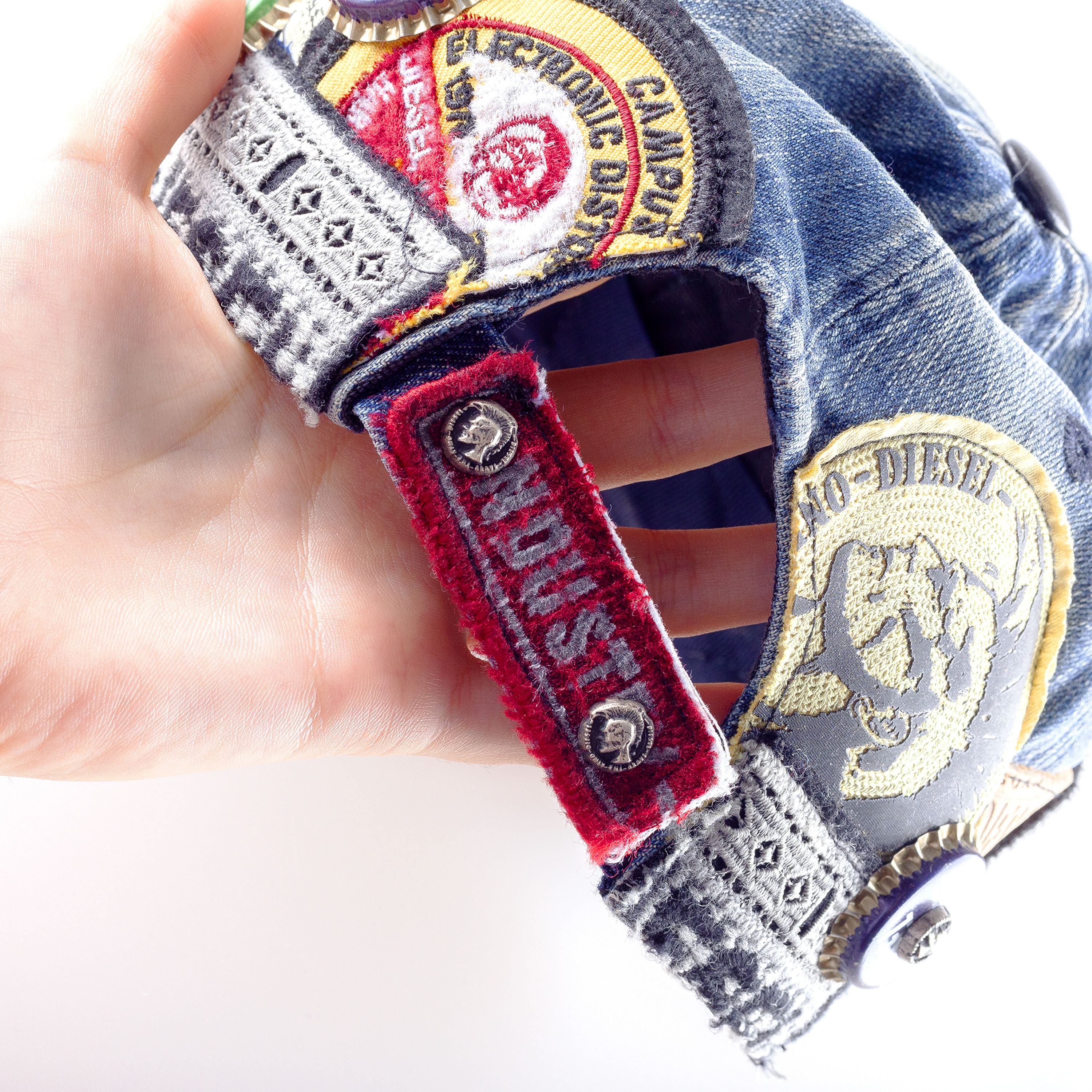Diesel × Diesel Black Gold DIESEL TRIBUTE x Nicola Formichetti Patches Denim Snapback Size ONE SIZE - 7 Thumbnail