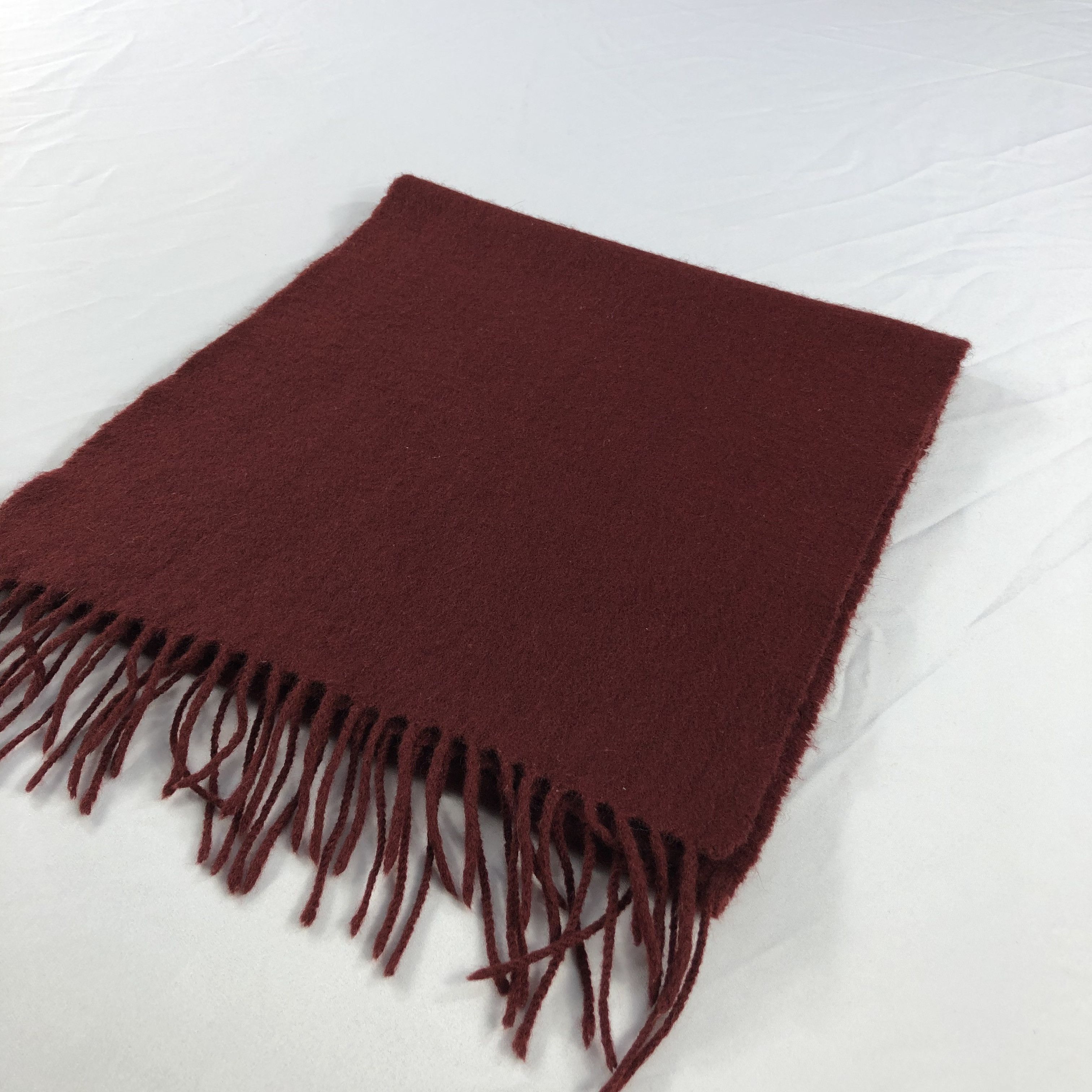 Brooks Brothers Brooks Brothers Maroon Cashmere Scarf Muffler V1054 Size ONE SIZE - 3 Thumbnail