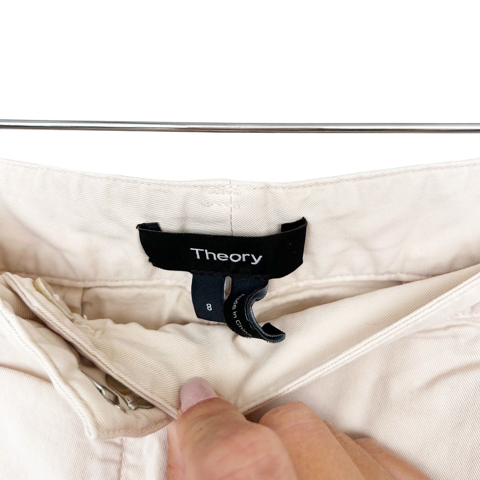 Theory Theory Tan Chino Pants Sz 8 Size 30" / US 8 / IT 44 - 2 Thumbnail