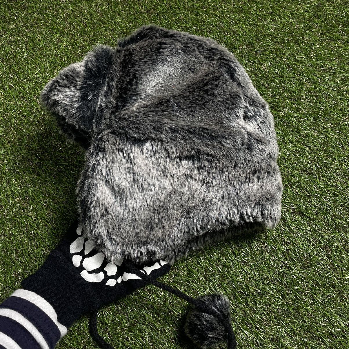Vintage Vintage Y2K Fuzzy Ushanka Beanie Alt Grunge Slim Washed OS Size ONE SIZE - 3 Thumbnail