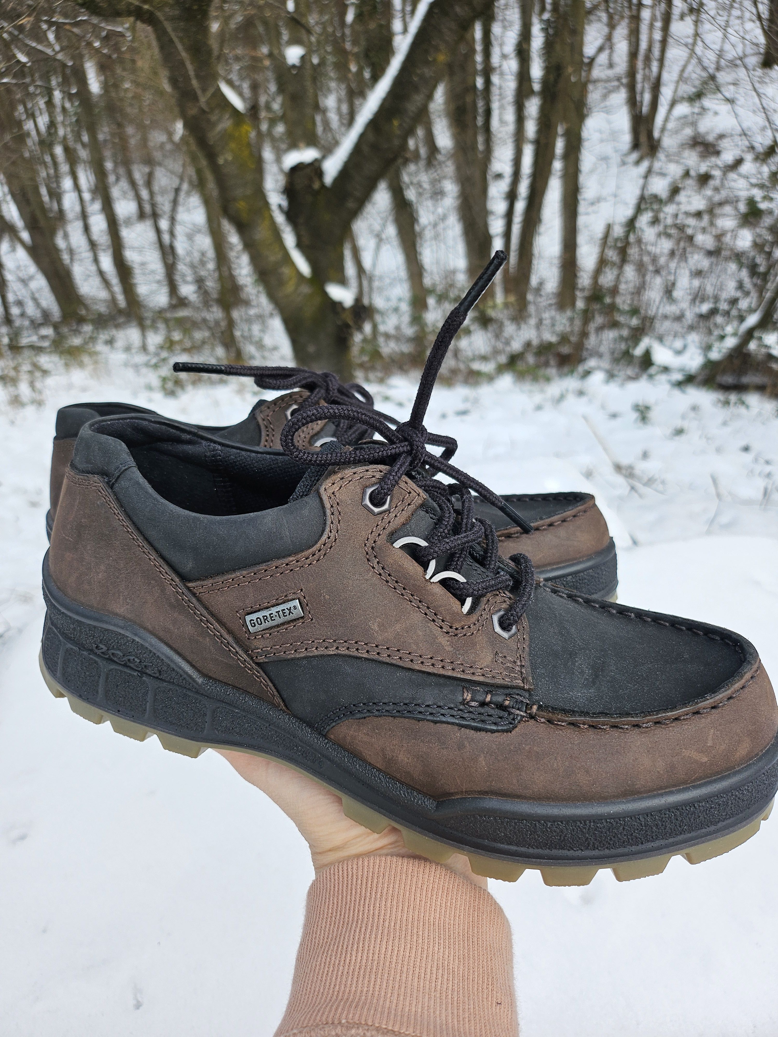 ECCO Track 25 Gore-tex leather shoes NEW
