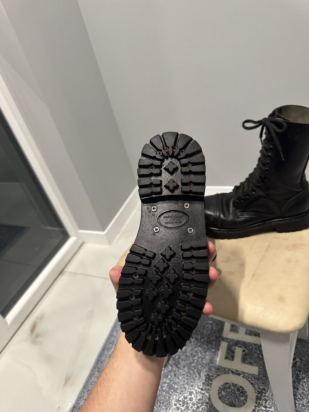Undercover Undercover Avant Garde Vintage Leather Boots Steel Toe Size US 5 / EU 37 - 10 Thumbnail