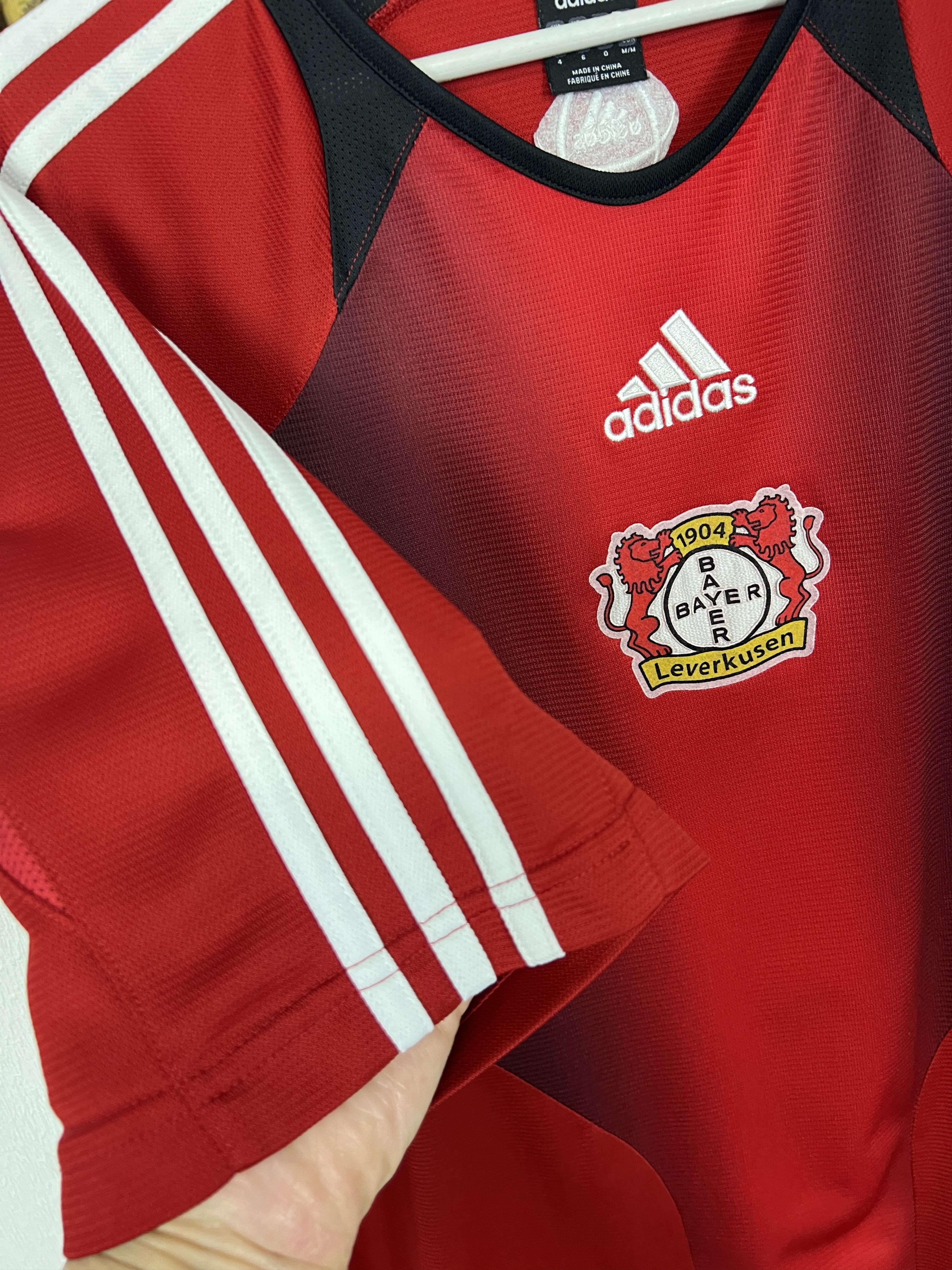 Adidas Vintage Bayer 04 Leverkusen Football Shirt Soccer Tee Hype Size US M / EU 48-50 / 2 - 5 Thumbnail