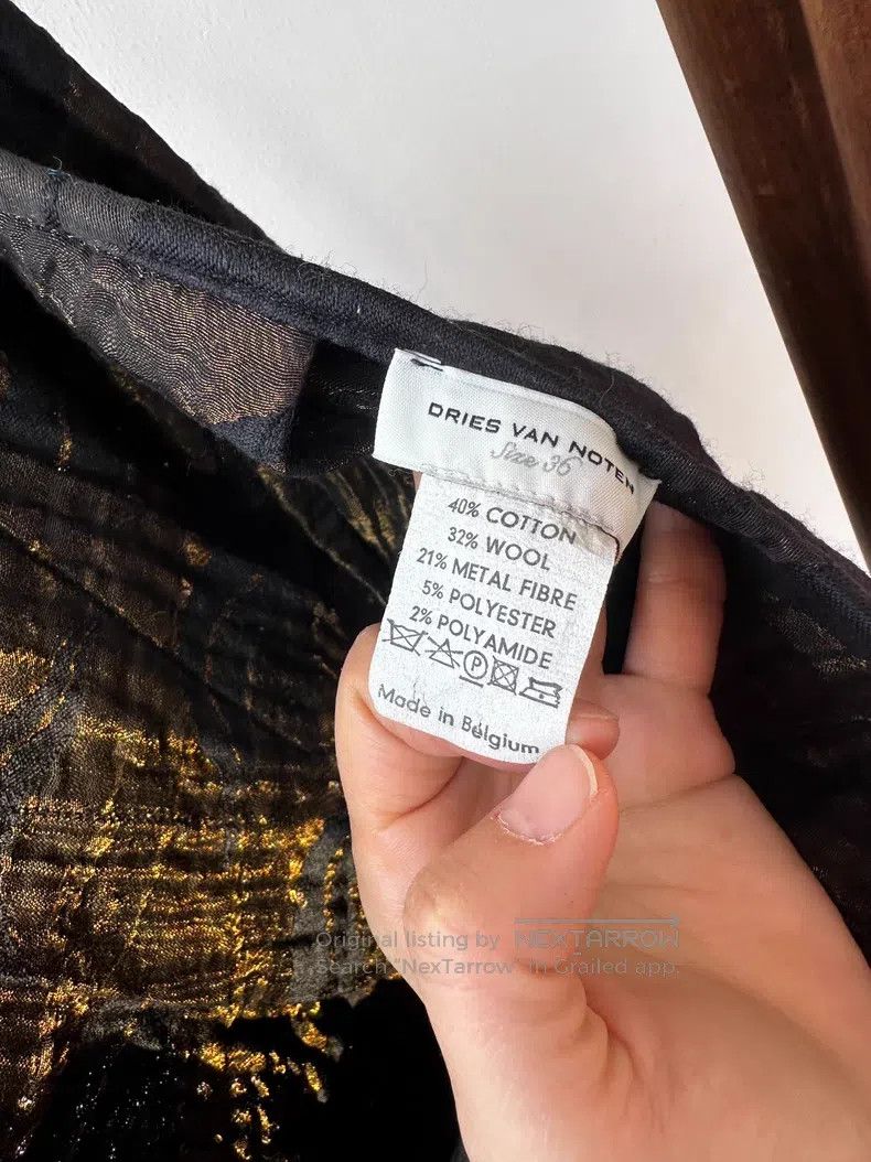 Dries Van Noten Dries Van Noten Black Midi Skirt Size 24" / US 00 / IT 34 - 6 Thumbnail