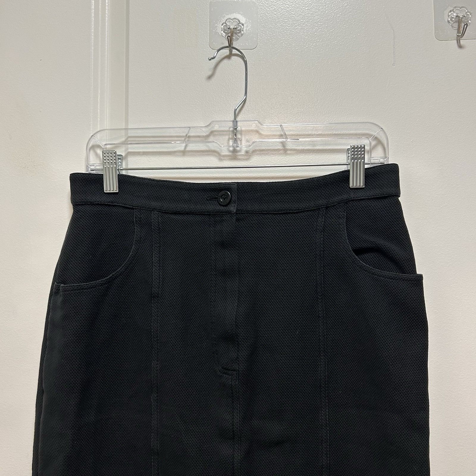Chanel Chanel Vintage Linen Blend Wool Button Front Pencil Skirt Bu Size 26" / US 2 / IT 38 - 5 Thumbnail