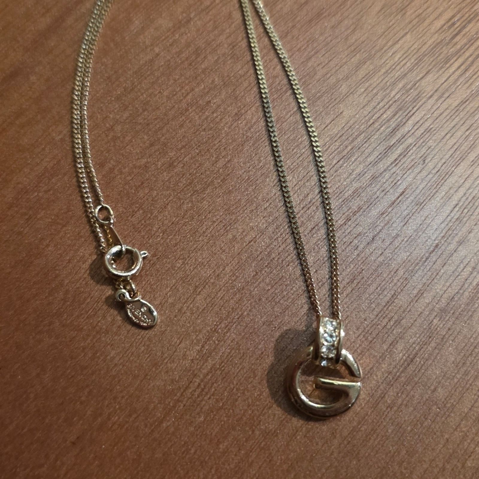Givenchy Vintage Givenchy Rhinestone G Necklace | 15.5 in Size ONE SIZE - 4 Thumbnail