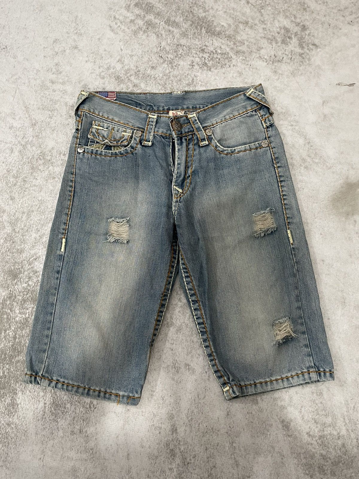 Hysteric Glamour × If Six Was Nine × Le Grande Bleu (L.G.B.) 2000s true religion japan jorts Denim y2k style Size US 31 - 5 Thumbnail