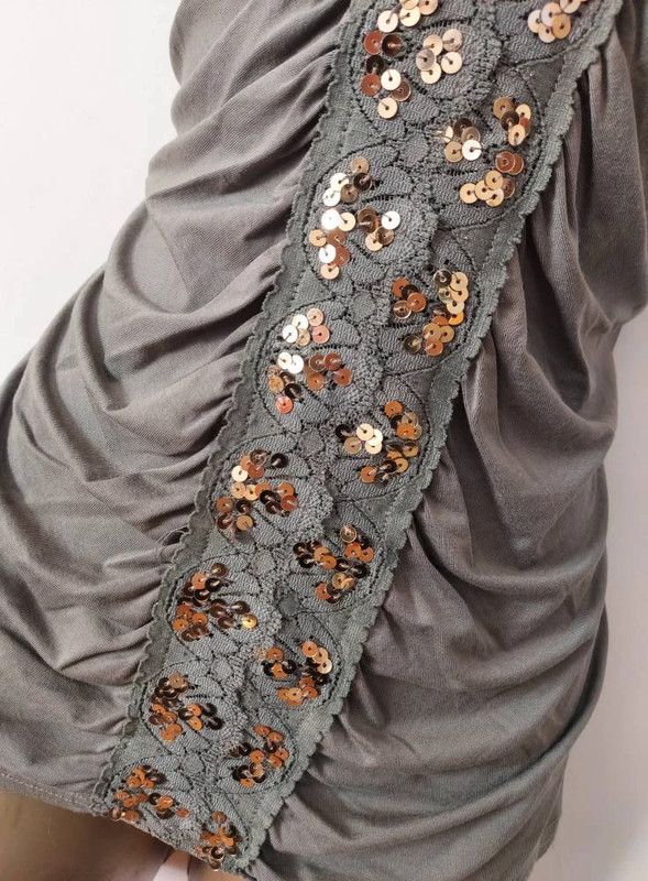 Vintage MK One vintage top sequined 10/12 Size M / US 6-8 / IT 42-44 - 2 Thumbnail