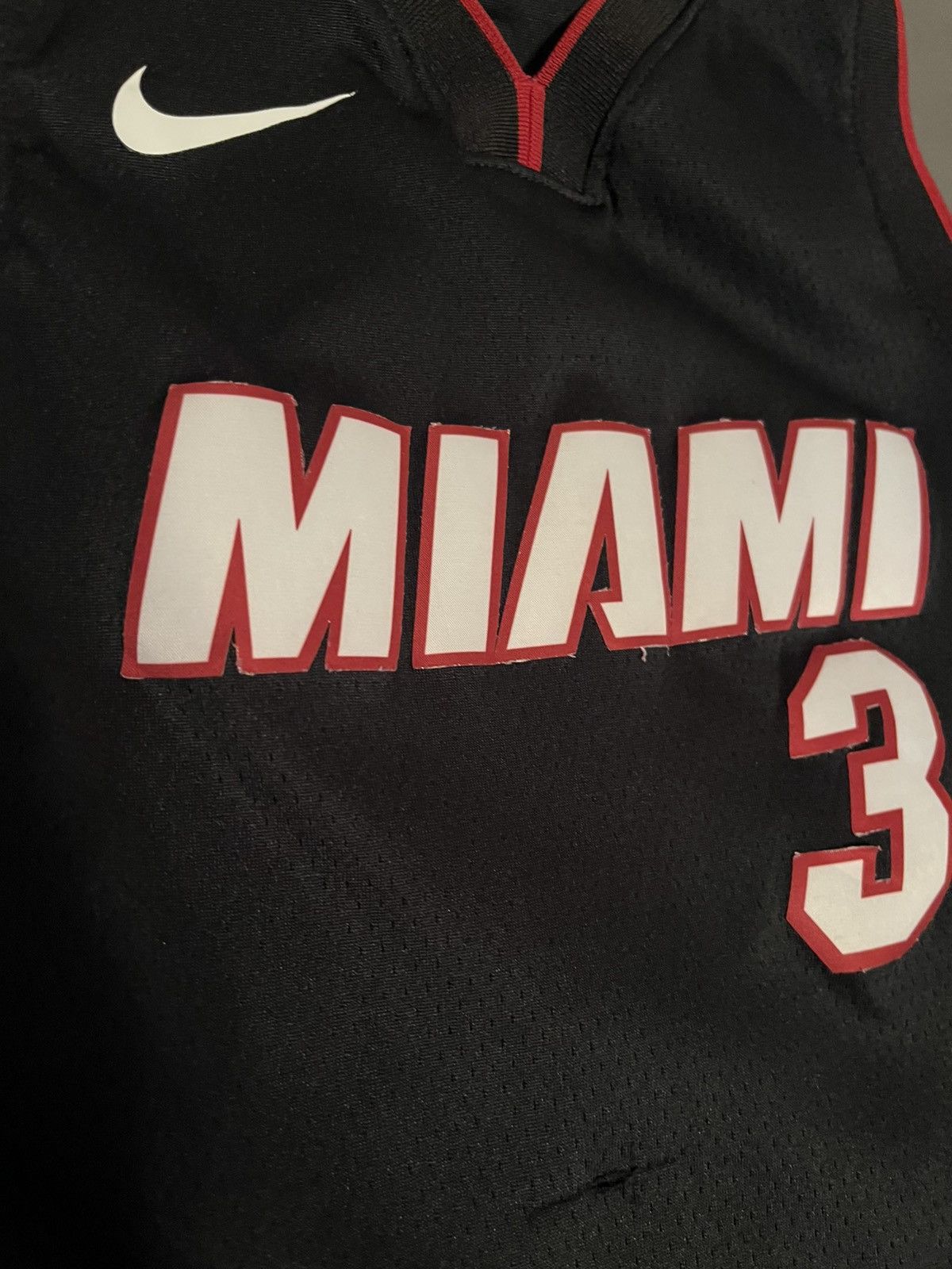 NBA × Nike × Vintage Nike Miami Heat Dwayne Wade Jersey Youth S Size US XS / EU 42 / 0 - 3 Thumbnail