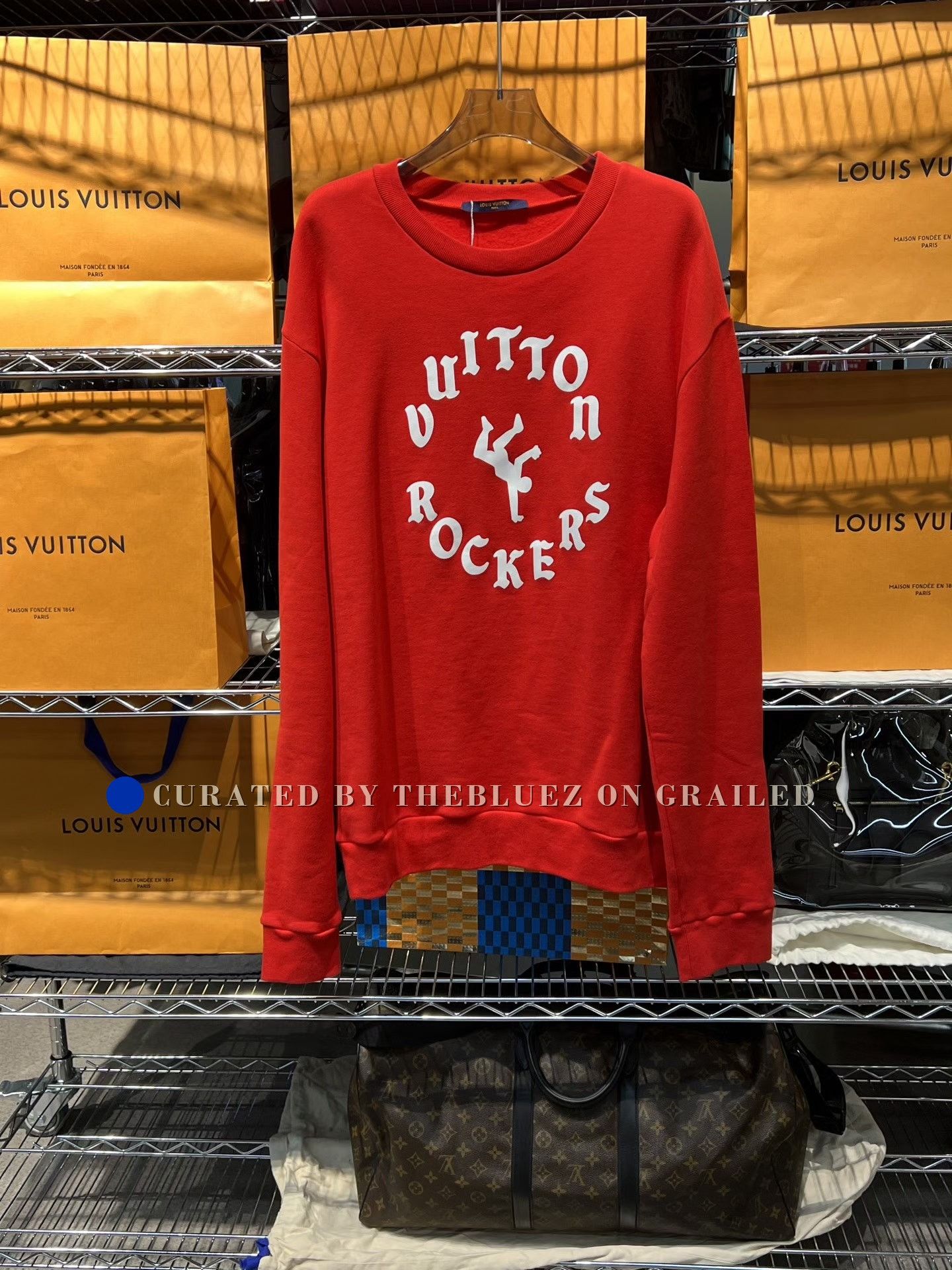 Louis Vuitton Louis Vuitton Dropped Clock Crewneck Sweatshirt Size US XXL / EU 58 / 5 - 1 Thumbnail