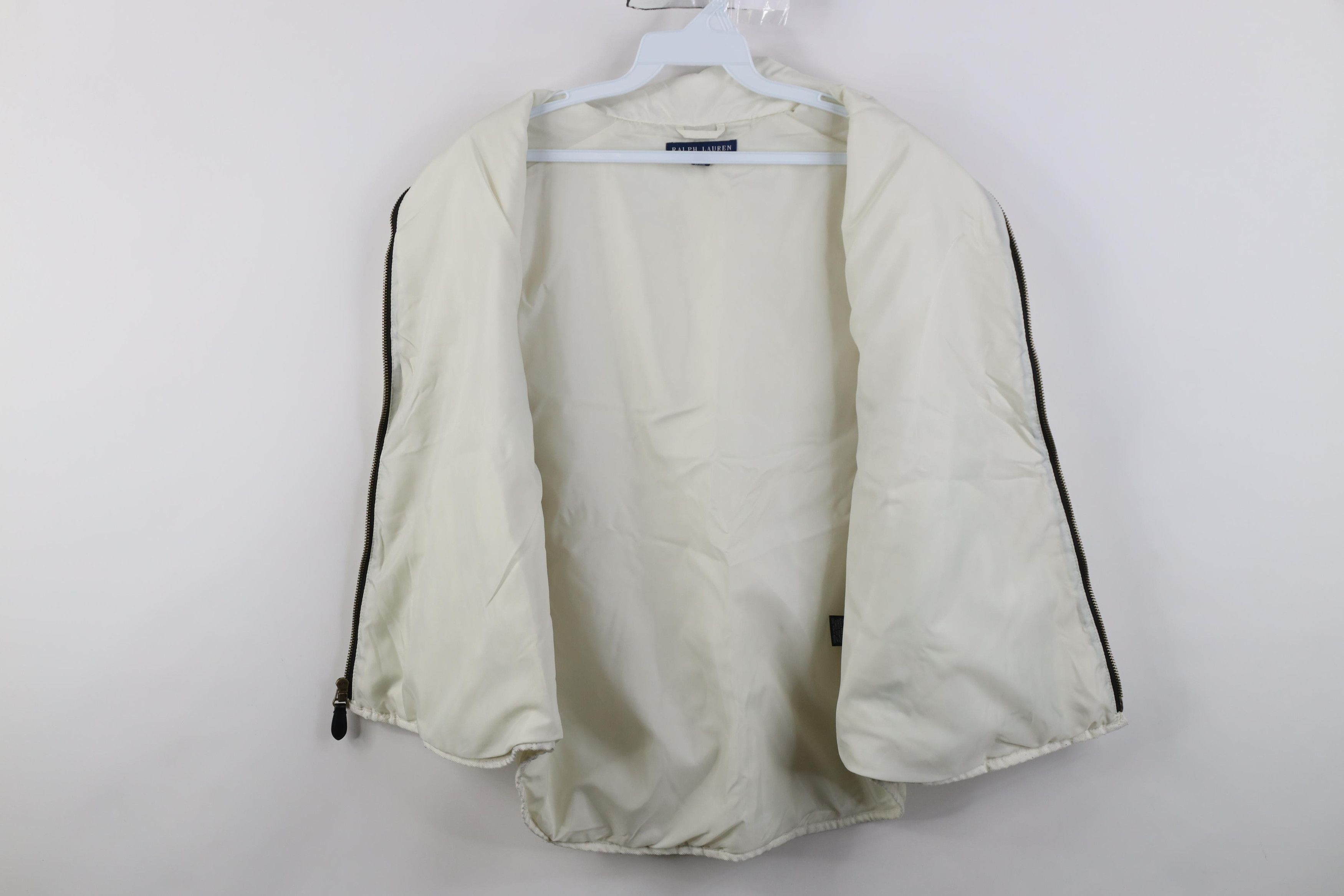 Polo Ralph Lauren Vintage Ralph Lauren Quilted Full Zip Vest Jacket Cream Size XL / US 12-14 / IT 48-50 - 12 Thumbnail