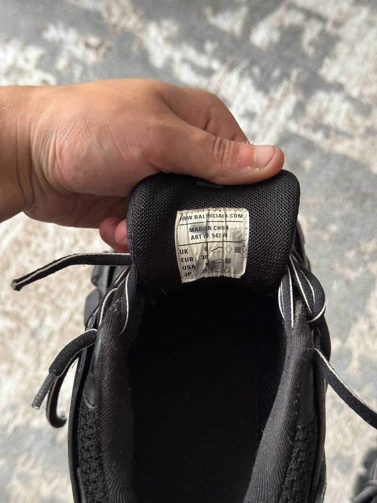 Balenciaga Balenciaga Track 1.0 Black EU 39 Size US 9 / EU 42 - 6 Thumbnail