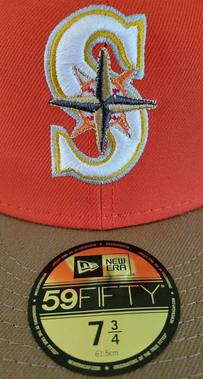 New Era *Firm* 7 3/4 Myfitteds Exclusive Seattle Mariners Fitted Hat Size ONE SIZE - 2 Thumbnail
