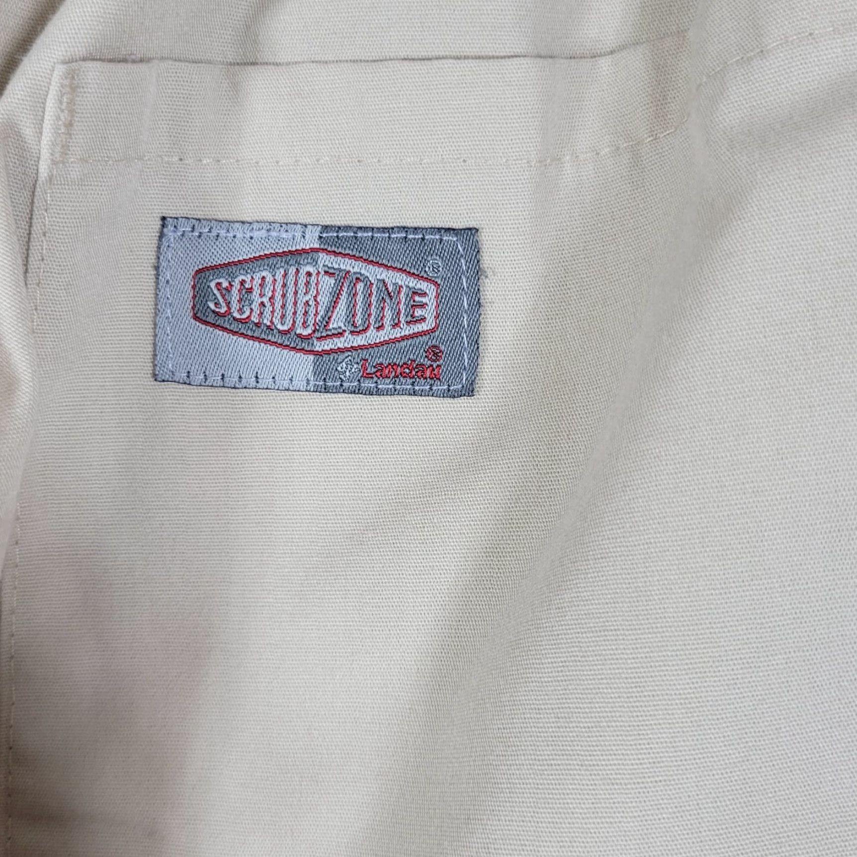 Vintage ScrubZone Landau Scrub Pants XS Sand Womens Elastic Back Drawstring Size 26" / US 2 / IT 38 - 5 Thumbnail