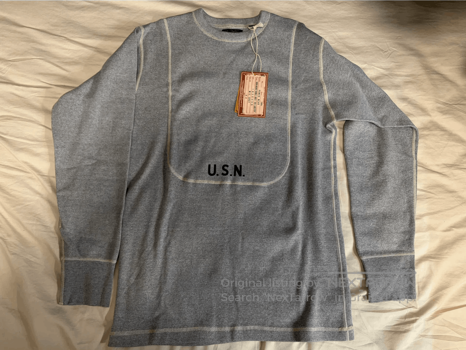 Freewheelers USS Lakester Navy Submarine Sweatshirt. Size US L / EU 52-54 / 3 - 1 Thumbnail