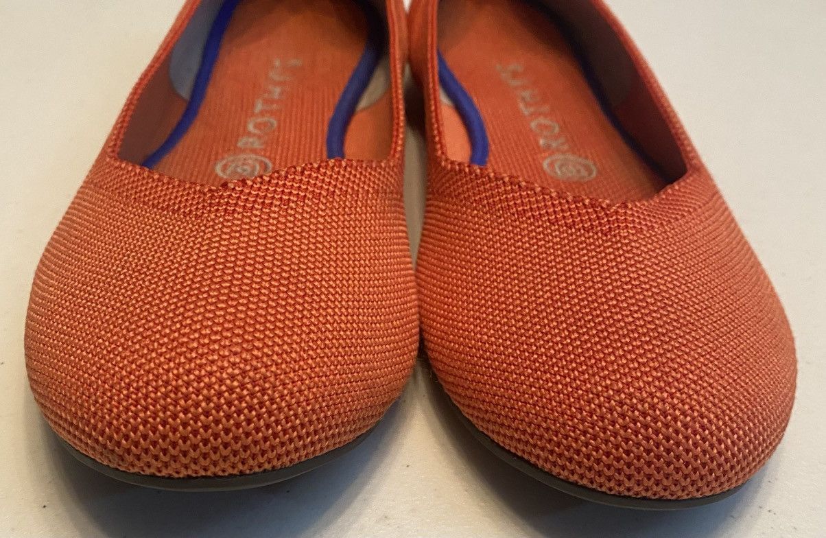 Rothy's Rothy's The Flats Persimmon Marina Heel Stripe 8.5 US Size US 8.5 / IT 38.5 - 11 Thumbnail