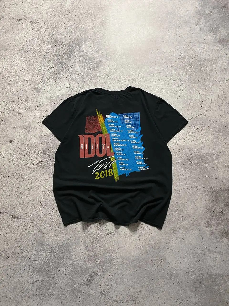 Band Tees BILLY IDOL TOUR 2018 PUNK ROCK T SHIRT Size US XL / EU 56 / 4 - 9 Thumbnail