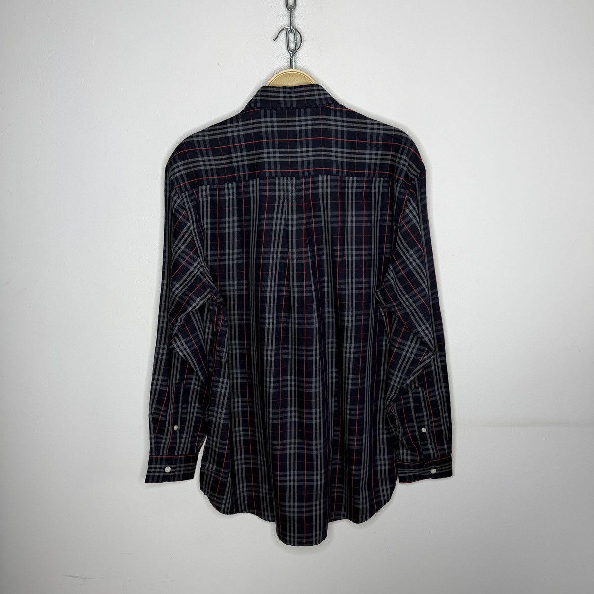 Burberry Burberry Nova Check Navy Checkered Shirt Button Up BRAND NEW Size US M / EU 48-50 / 2 - 11 Thumbnail