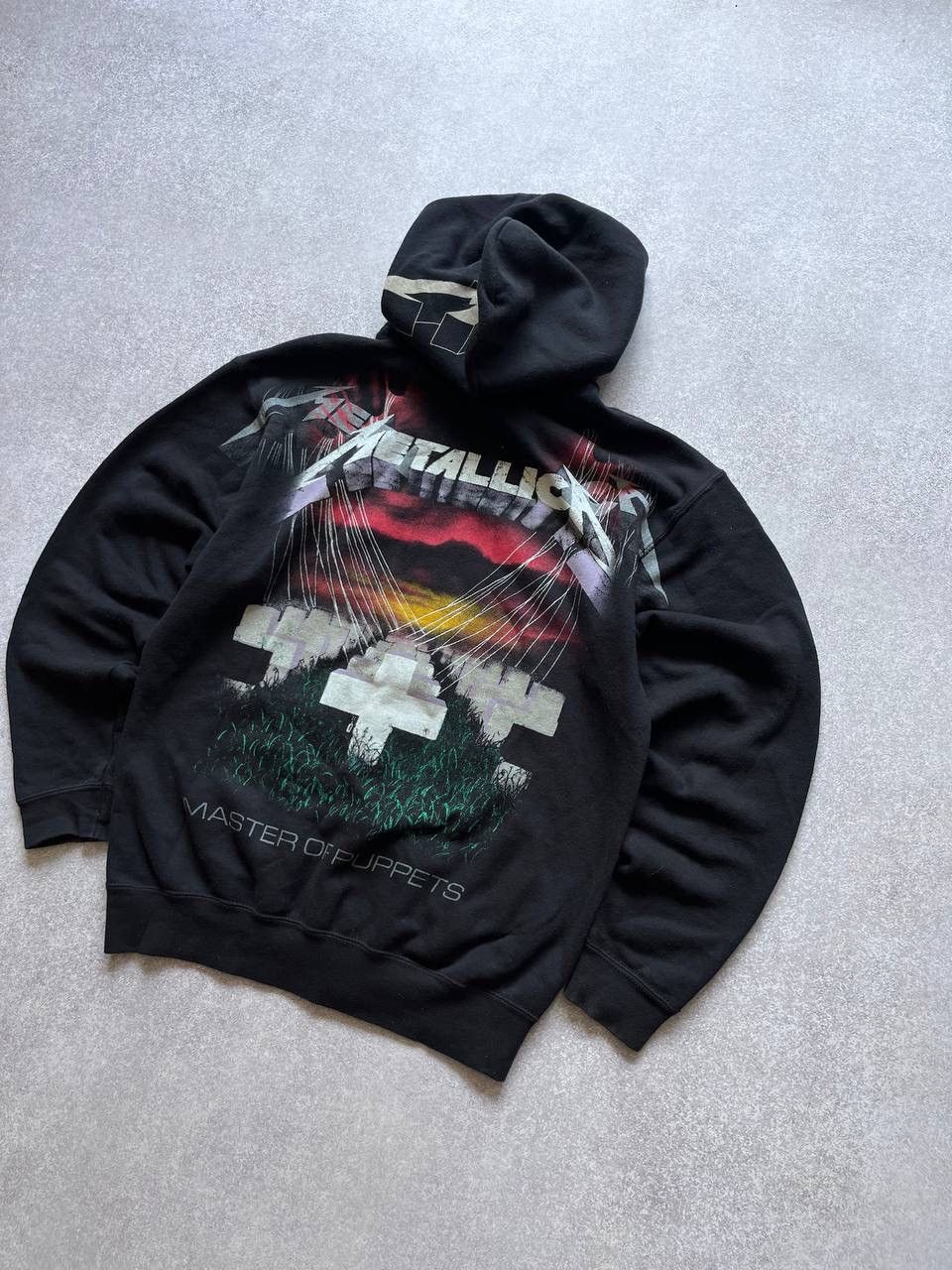 Band Tees × Vintage Vintage Metallica Master Of Puppets Boxy Hoodie Y2K S Size US S / EU 44-46 / 1 - 2 Thumbnail