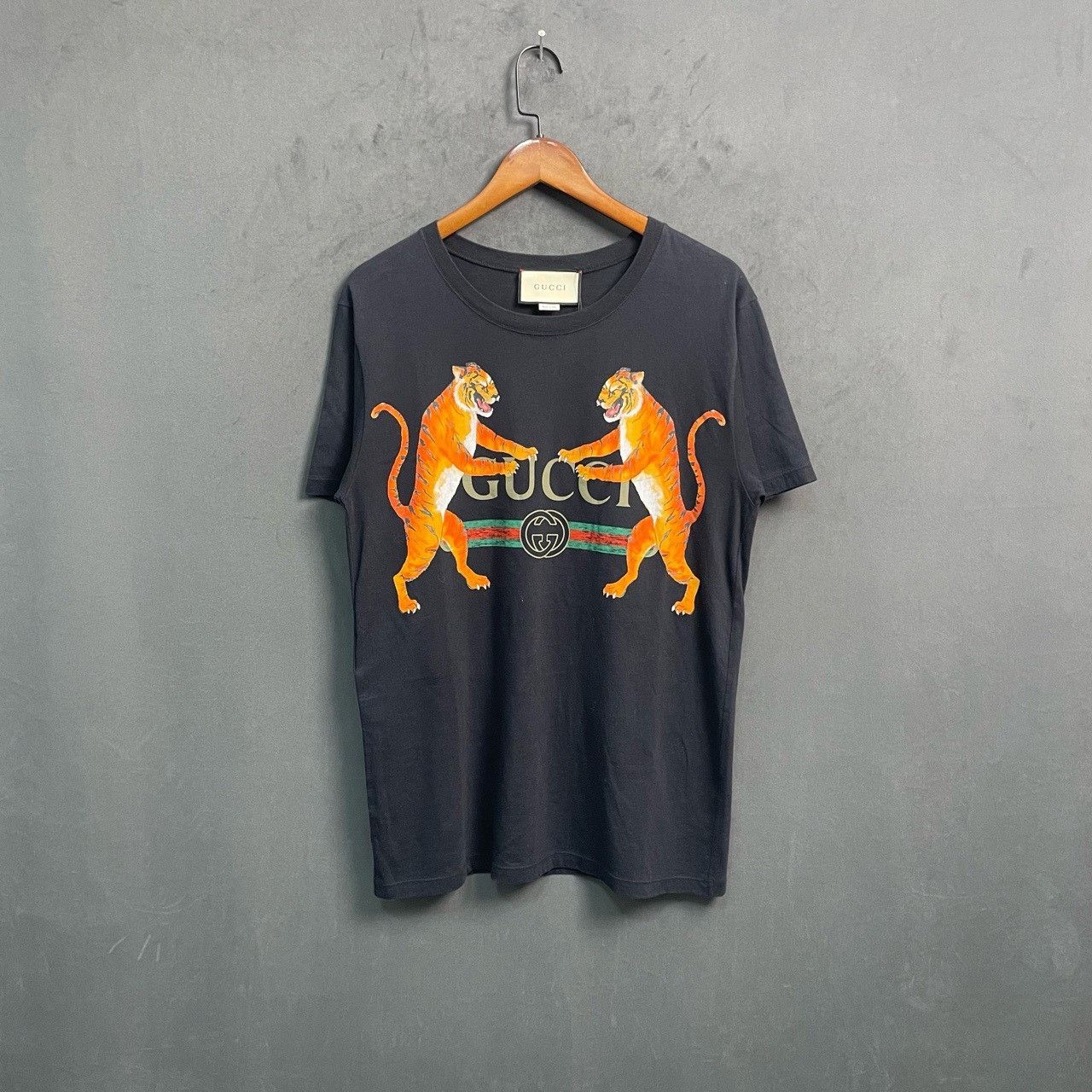 Gucci Gucci Black leopard belt short sleeves 2501-Nextarrow Size US S / EU 44-46 / 1 - 1 Thumbnail