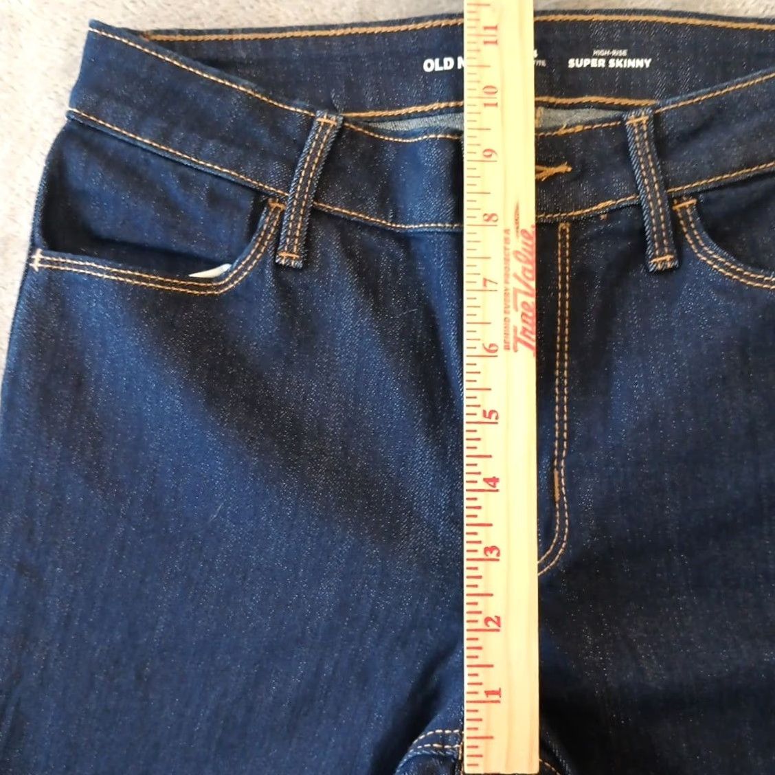 Old Navy Old Navy Jeans Womens 4P Petite Skinny Stretch Blue Denim 27x24 5-Pocket Mid Rise NWT New Size 27" / US 4 / IT 40 - 4 Thumbnail