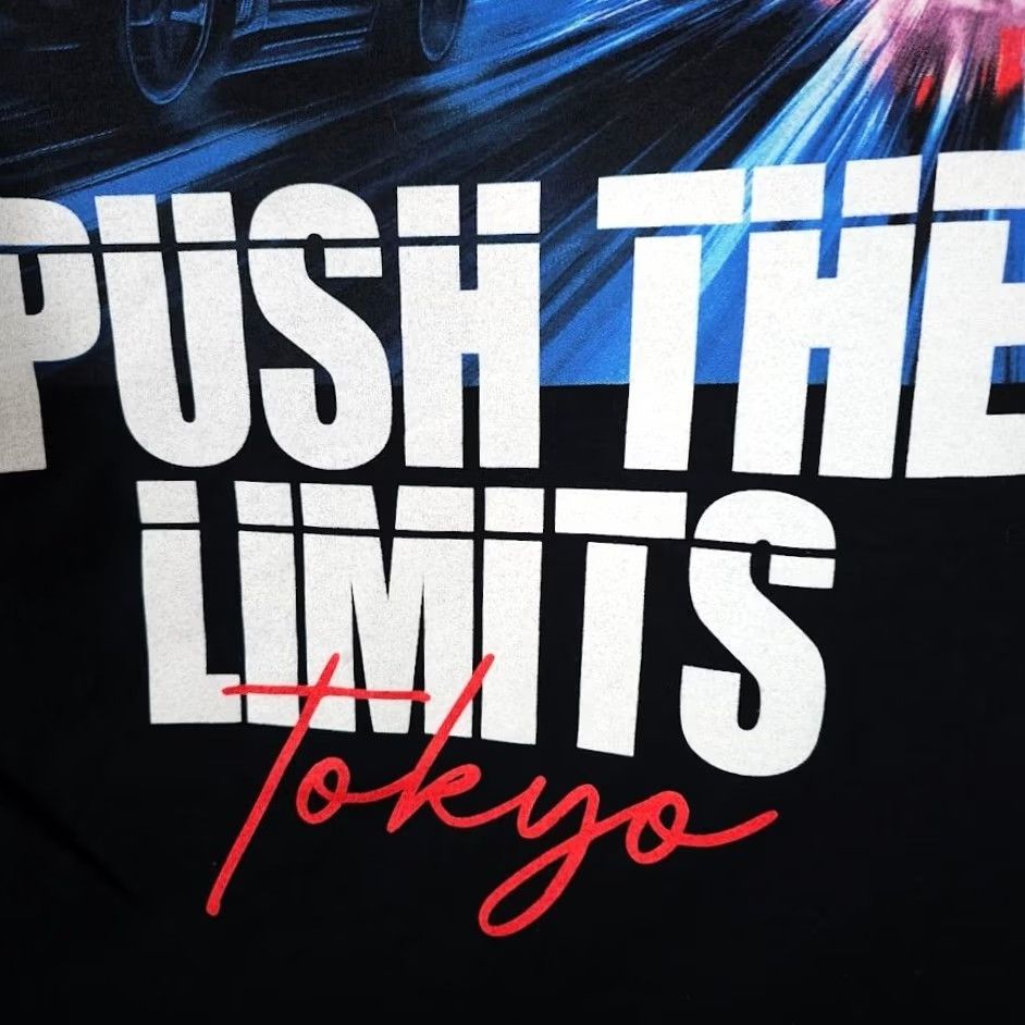 Vintage Poison Tokyo Racing T Shirt Mens Size Medium Black Push The Limits Japanese Japan Graphic Tee Racing Mens Size US M / EU 48-50 / 2 - 5 Thumbnail