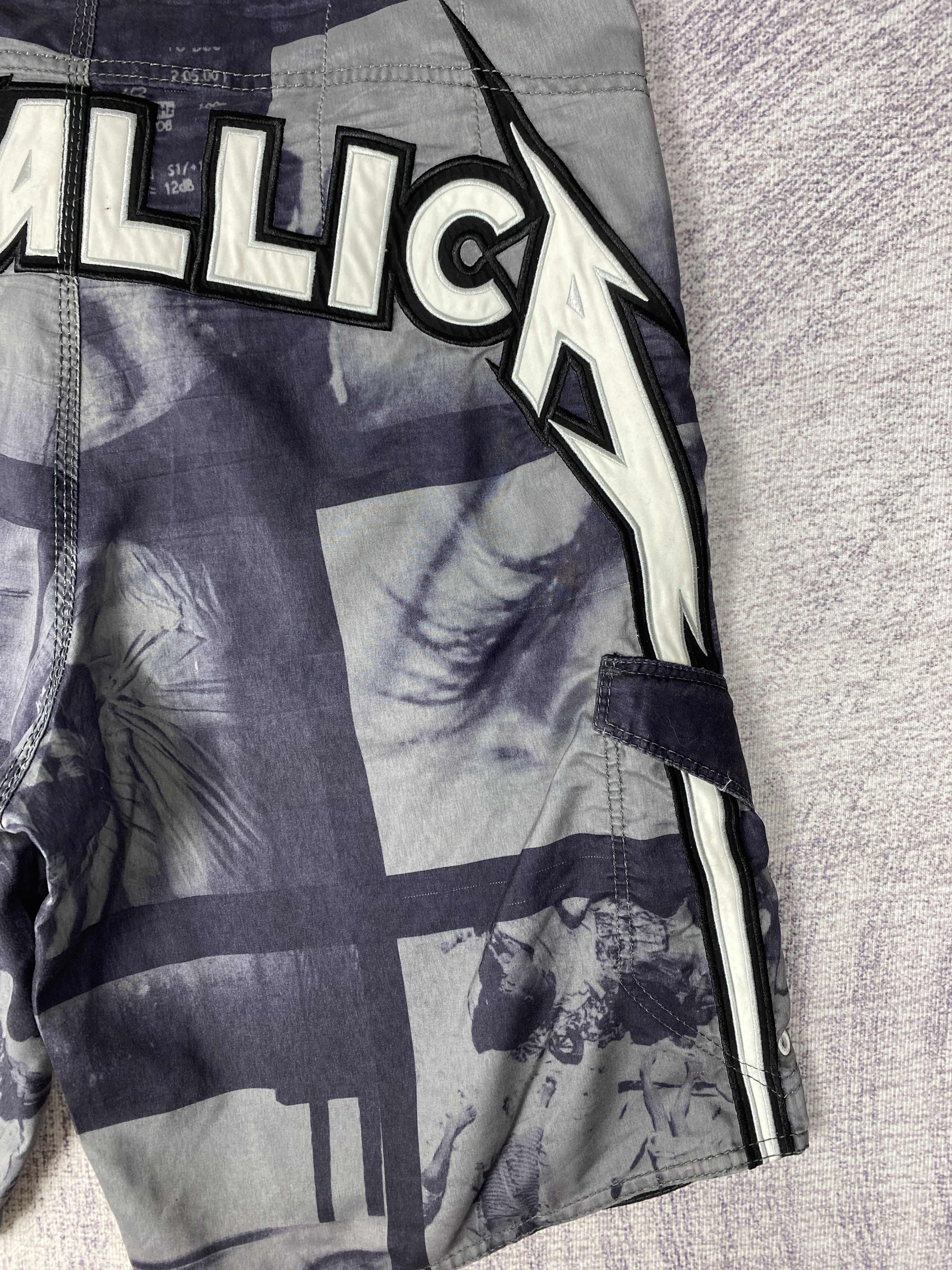 Metallica Vintage Metallica x Billabong Surf Beach Short Pants P0491 Size US 36 / EU 52 - 7 Thumbnail