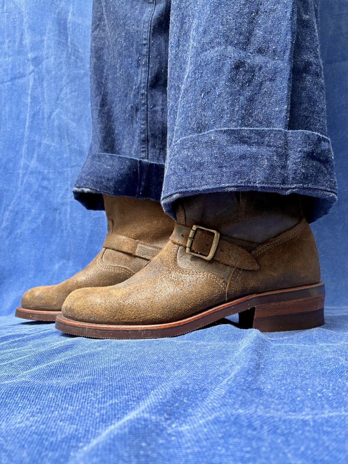 Chippewa CHIPPEWA ROUGH OUT LEATHER LOW RISE BOOTS Size US 10.5 / EU 43-44 - 4 Thumbnail