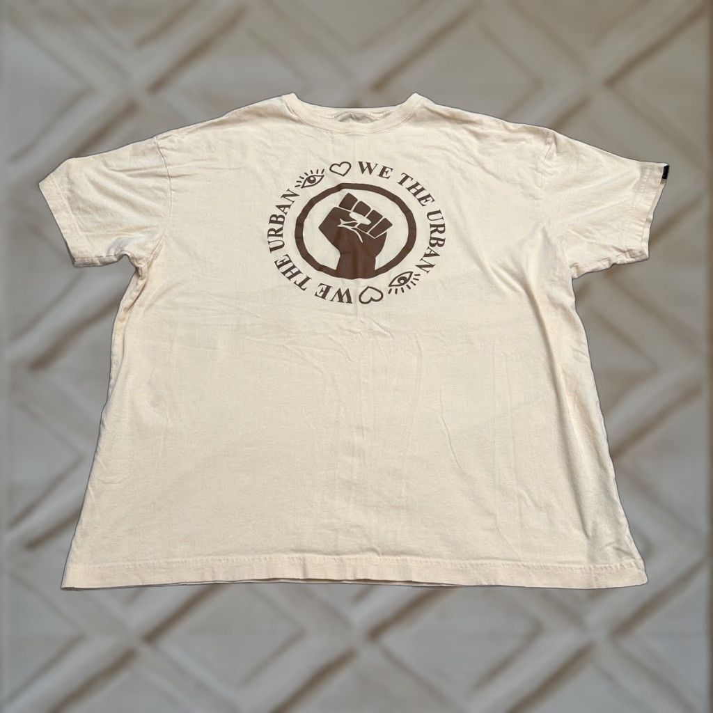 Victoria's Secret Victoria's Secret Shirt Women One Size Beige Oversized Logo T-Shirt Short Sleeve Cotton Casual Size ONE SIZE - 1 Thumbnail