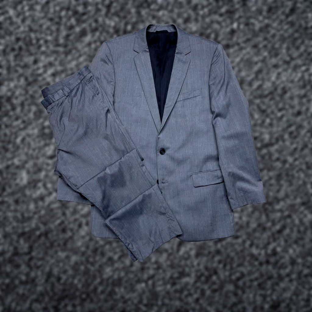 Hugo Boss HUGO BOSS Suit Mens Wool 2 Button Blazer + Pants Size 50 Gray 2 Piece Vintage: No (N/A) Size 50R - 1 Thumbnail