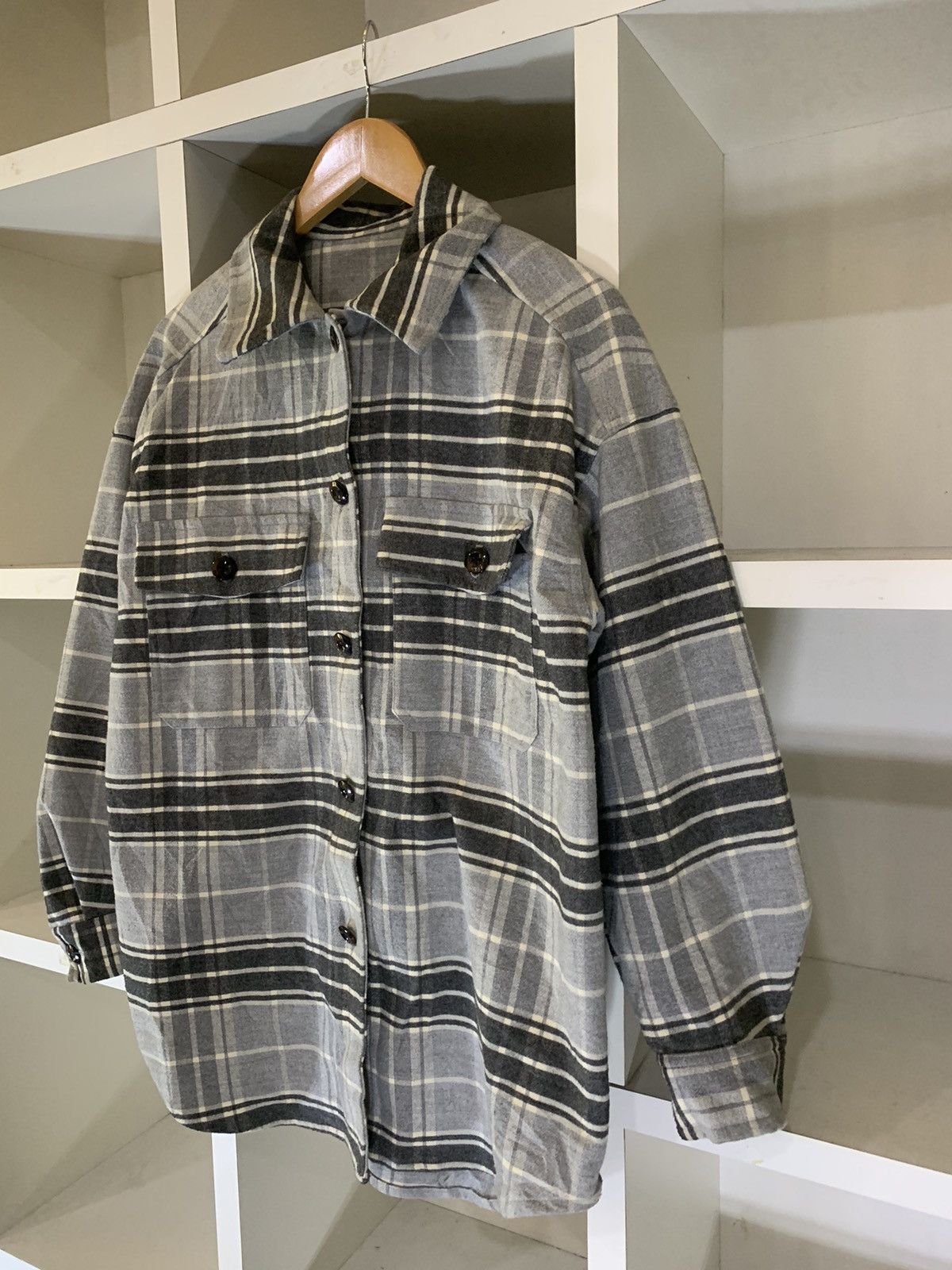 Flannel × GU Flannel Button Jacket Size US L / EU 52-54 / 3 - 3 Thumbnail