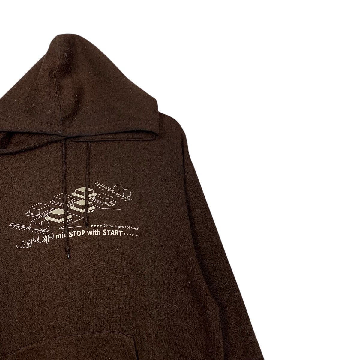 Japanese Brand O.E.B Old England Basic Printed Pullover Hoodies #1749-C77 Size US XL / EU 56 / 4 - 5 Thumbnail