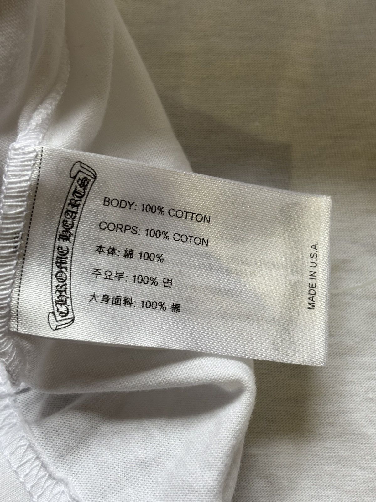 Chrome Hearts Chrome Hearts Purple Neck Logo Tee Size US S / EU 44-46 / 1 - 9 Thumbnail