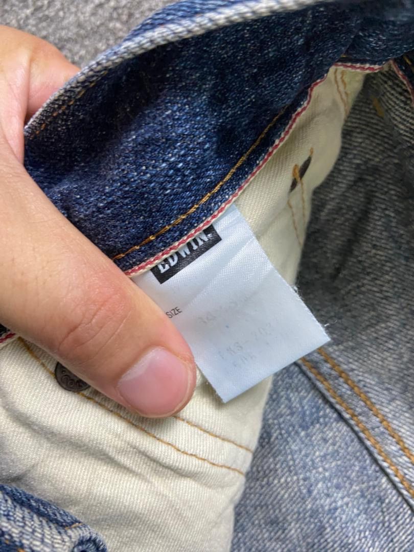 Edwin Edwin Distressed Ripped Crop Jeans (197) Size US 34 / EU 50 - 5 Thumbnail