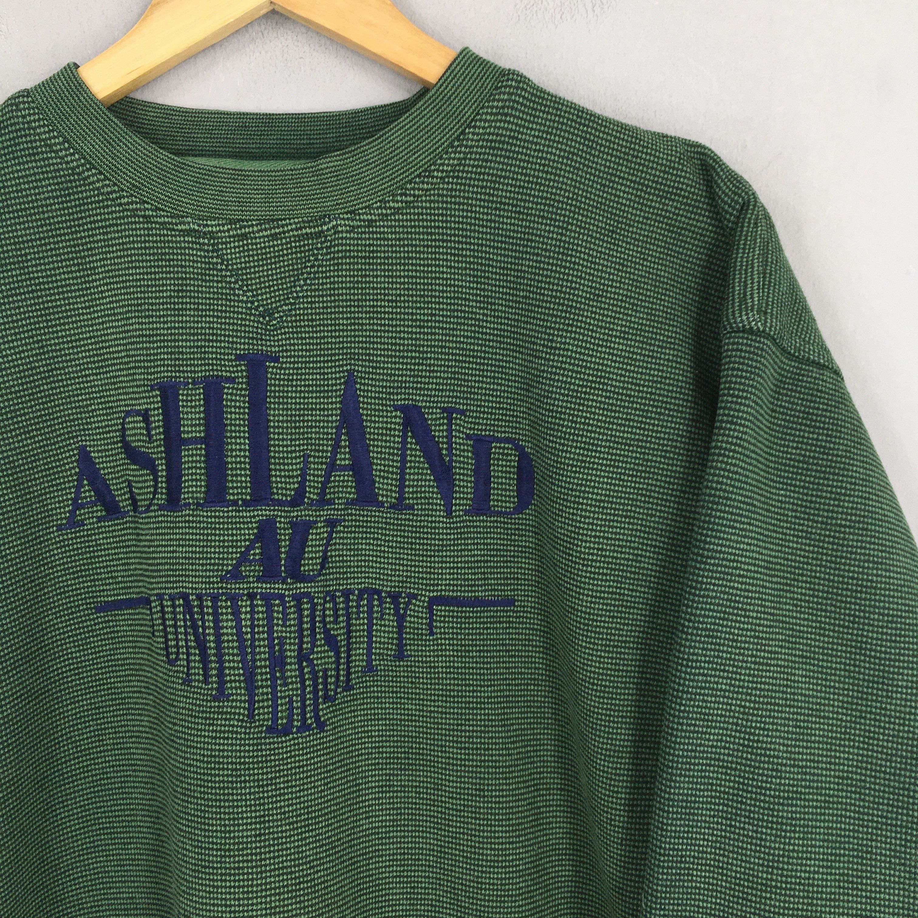 Vintage Vintage Ashland University Grey Sweatshirt Medium Size US M / EU 48-50 / 2 - 2 Thumbnail