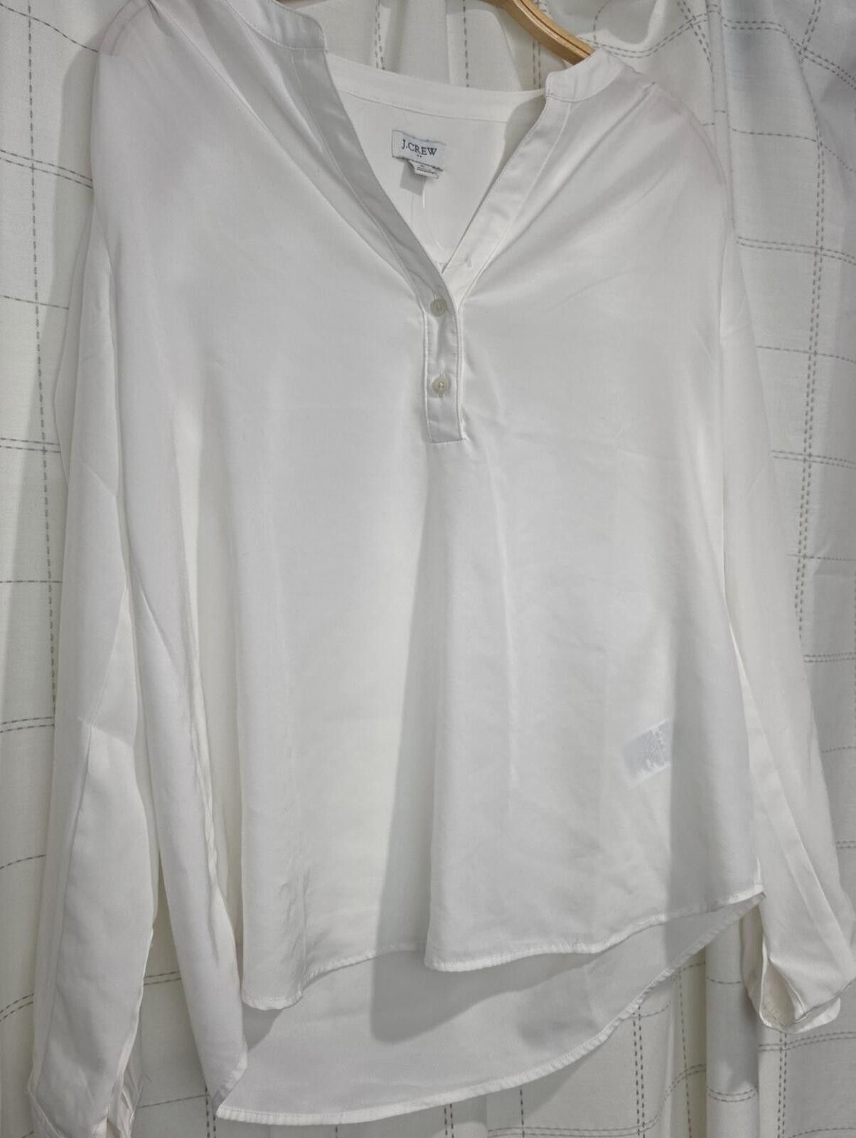 J.Crew J Crew Popover placket blouse- S Size S / US 4 / IT 40 - 2 Thumbnail
