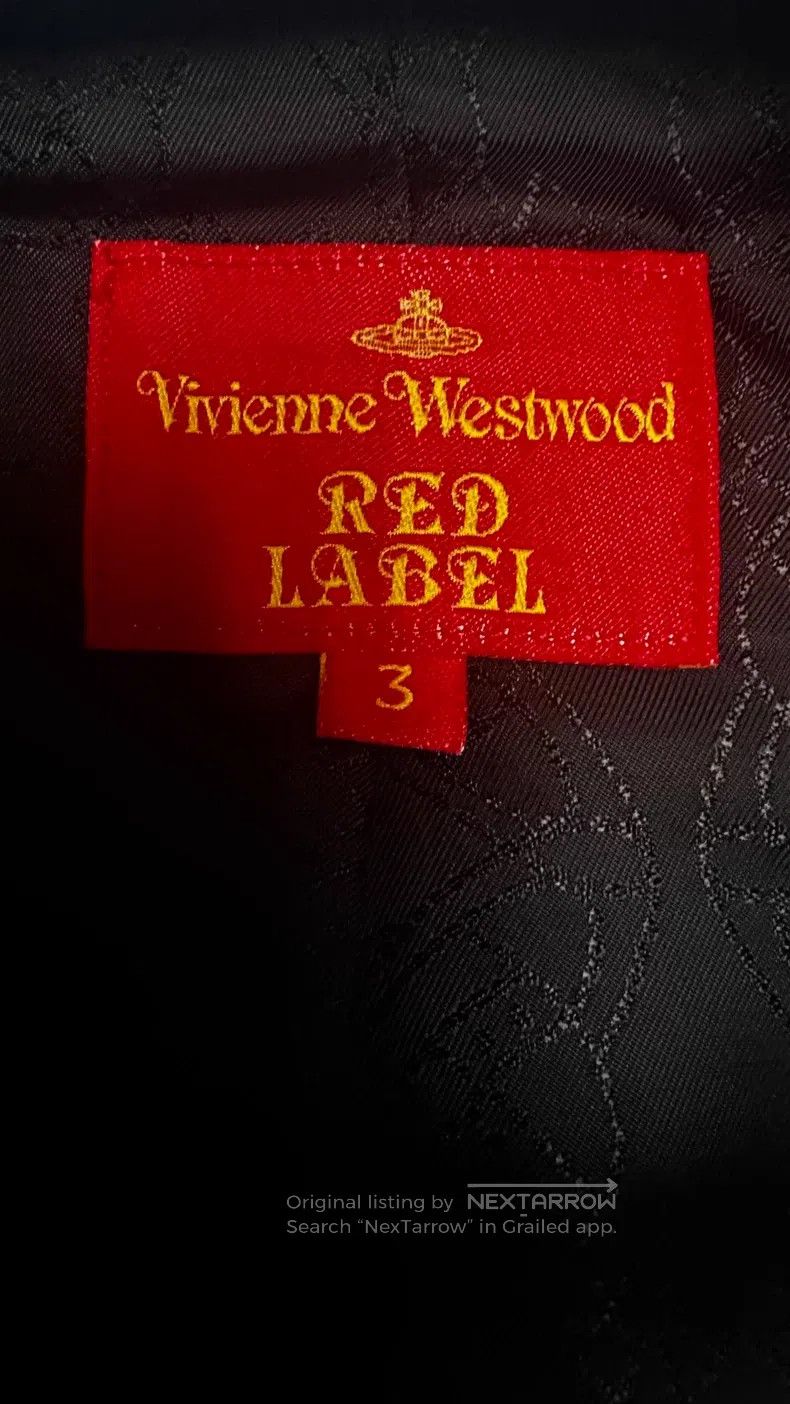 Vivienne Westwood Vivienne Westwood Dip hem suit jacket, red checkered witch Size L / US 10 / IT 46 - 8 Thumbnail