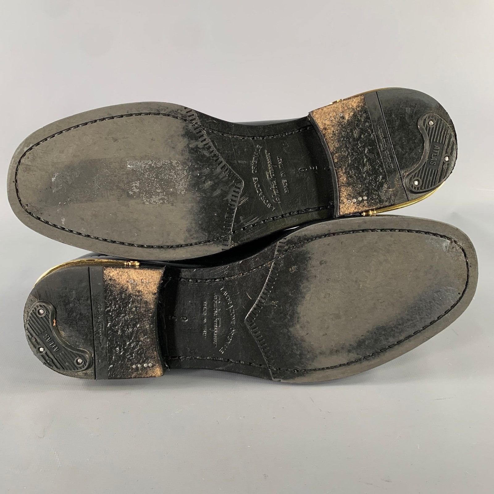 Salvatore Ferragamo SALVATORE FERRAGAMO Size 8 Black Leather Yacht Loafers Size US 8 / EU 41 - 6 Thumbnail