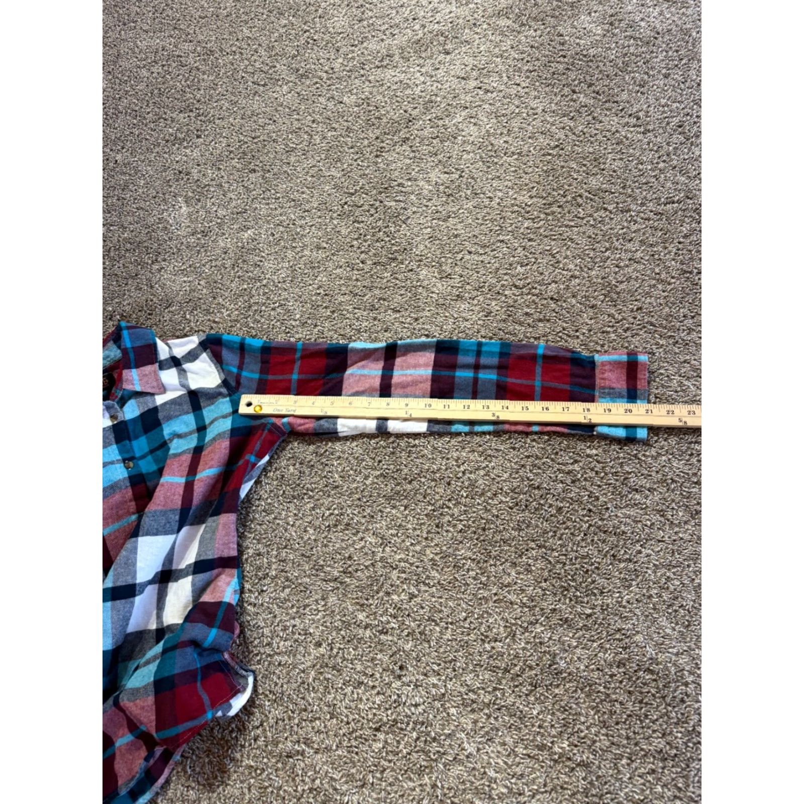 Vintage Shyanne Women's Shirt Small Plaid Red White Blue Long Sleeve Western Button-Up Collared Size S / US 4 / IT 40 - 6 Thumbnail