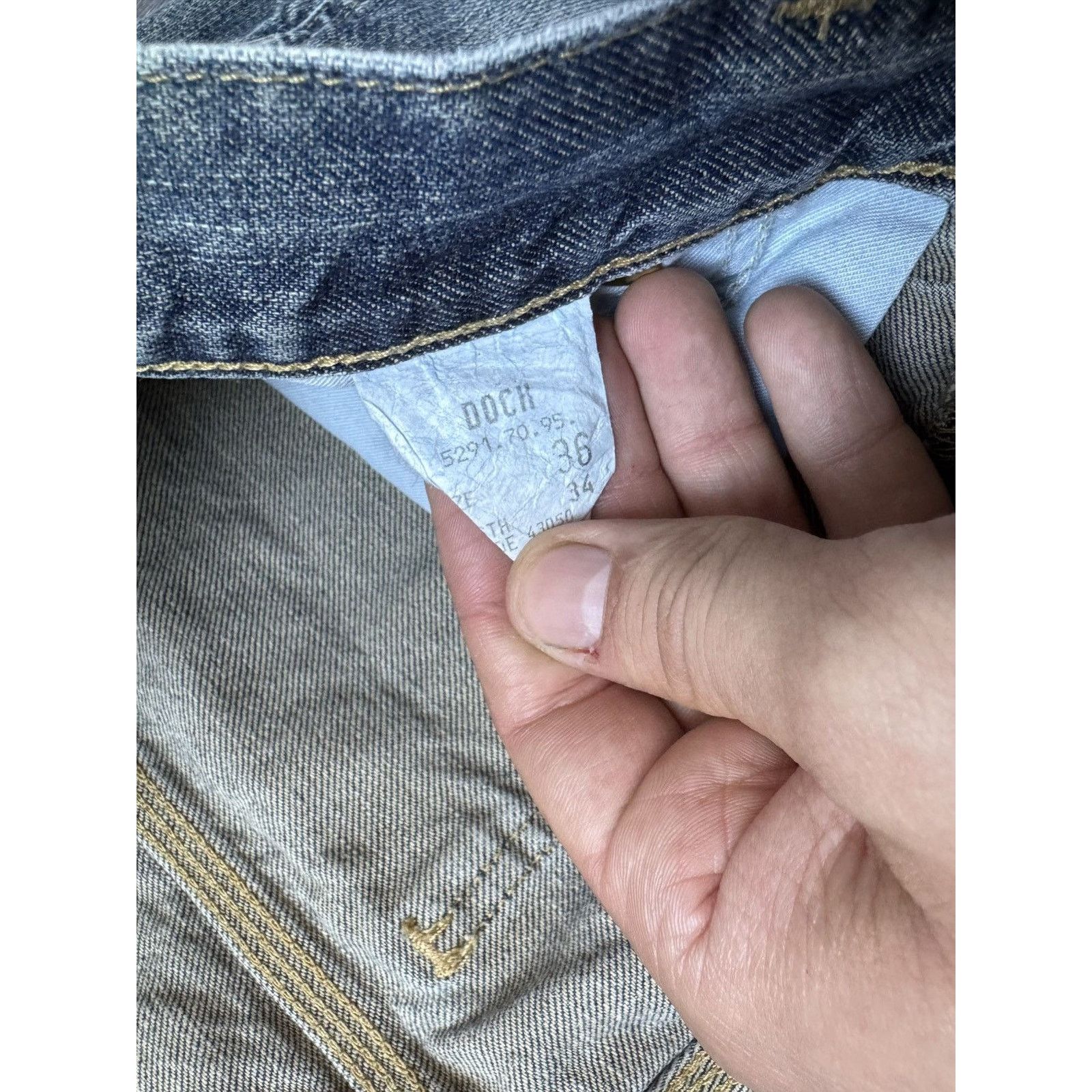 Big Star × Vintage Y2K Vintage Big Star Workwear Denim Rap Pants Size US 34 / EU 50 - 5 Thumbnail