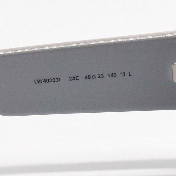 Loewe NEW LOEWE SUNGLASSES LW40033I 24C SILVER UNISEX EYEWEAR Size ONE SIZE - 8 Thumbnail